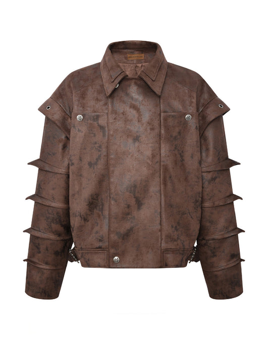 SUEDE KNIGHT ARMOR JACKET