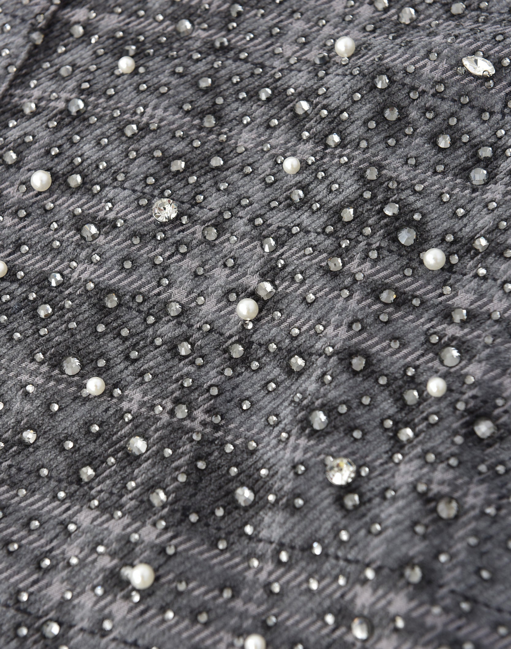 20K Diamond Pearl Shirt in Grey