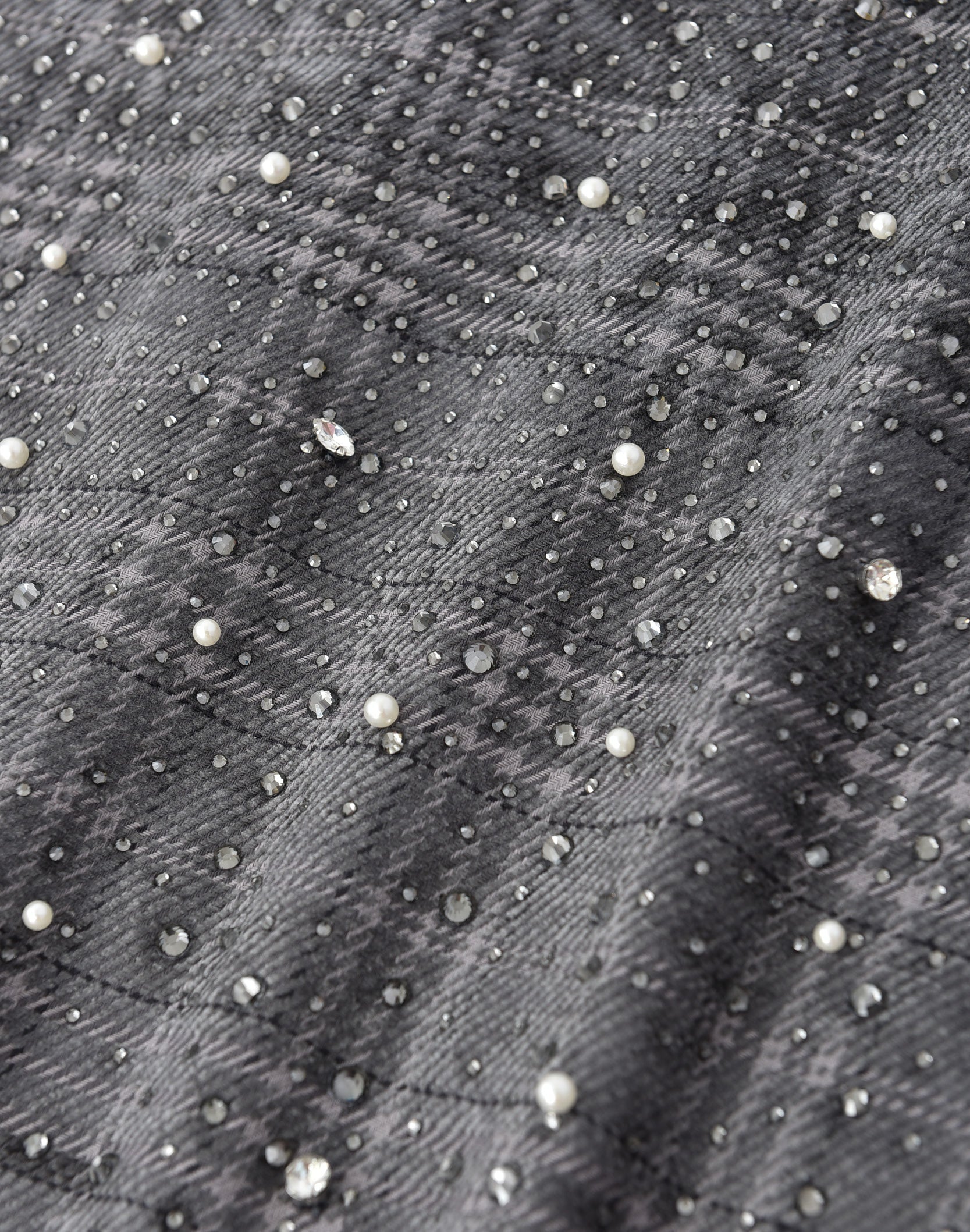 20K Diamond Pearl Shirt in Grey