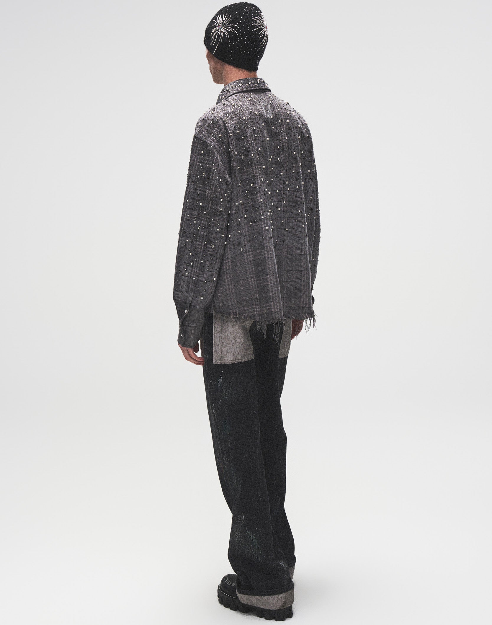 20K Diamond Pearl Shirt in Grey