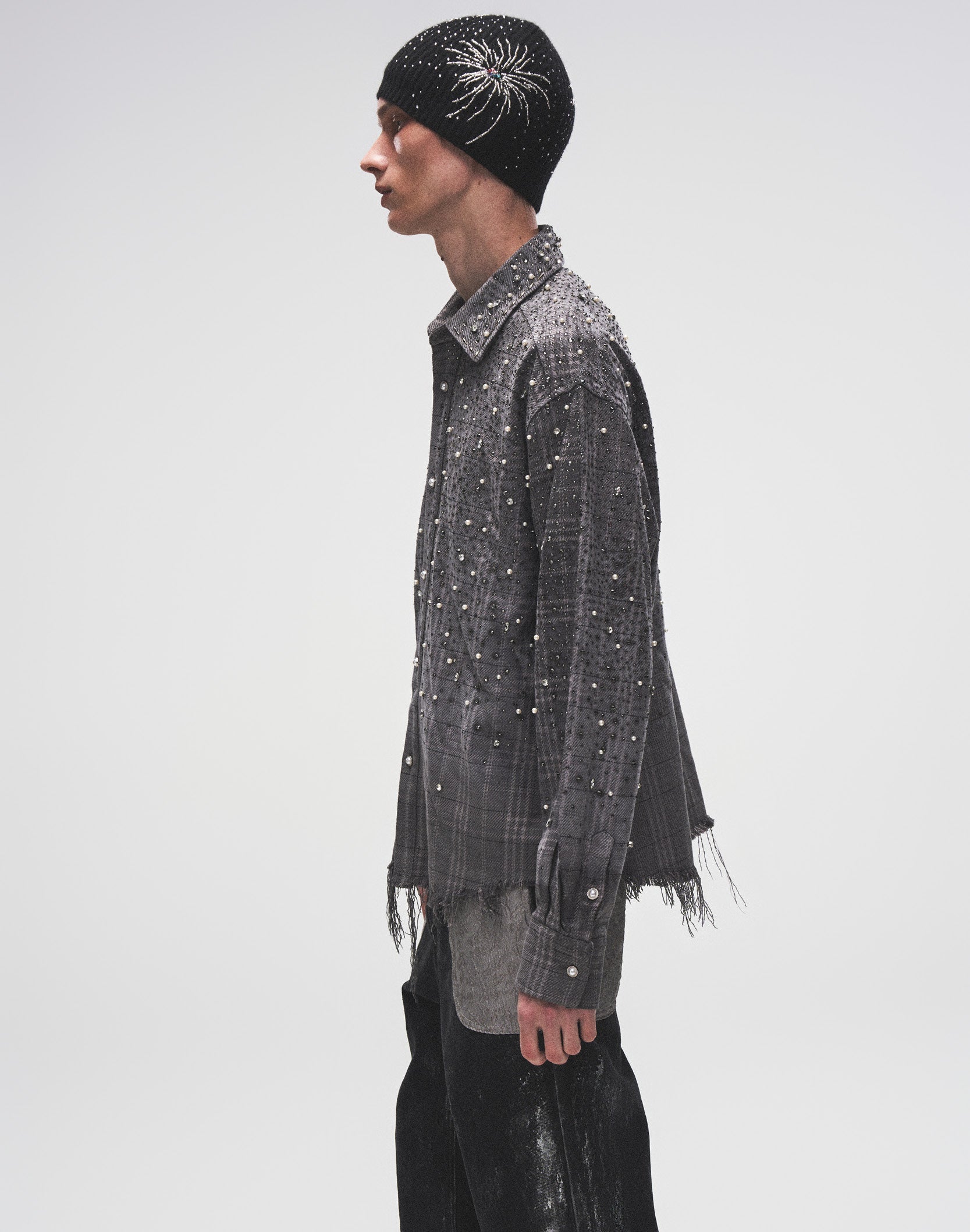 20K Diamond Pearl Shirt in Grey