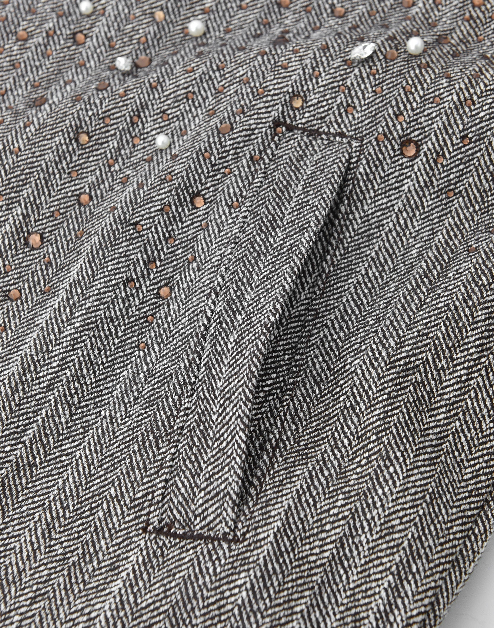 20K Diamond Zipper Jacket in BRN