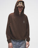 20K Swarovski Diamond Hoodie in Brown