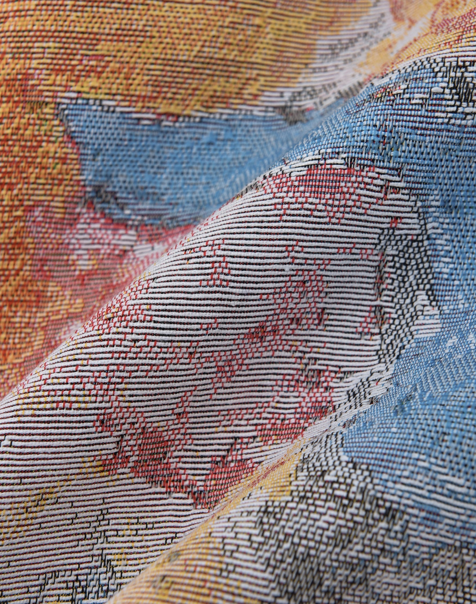 POZZOARTISTIC JACQUARD CARGO PANTS