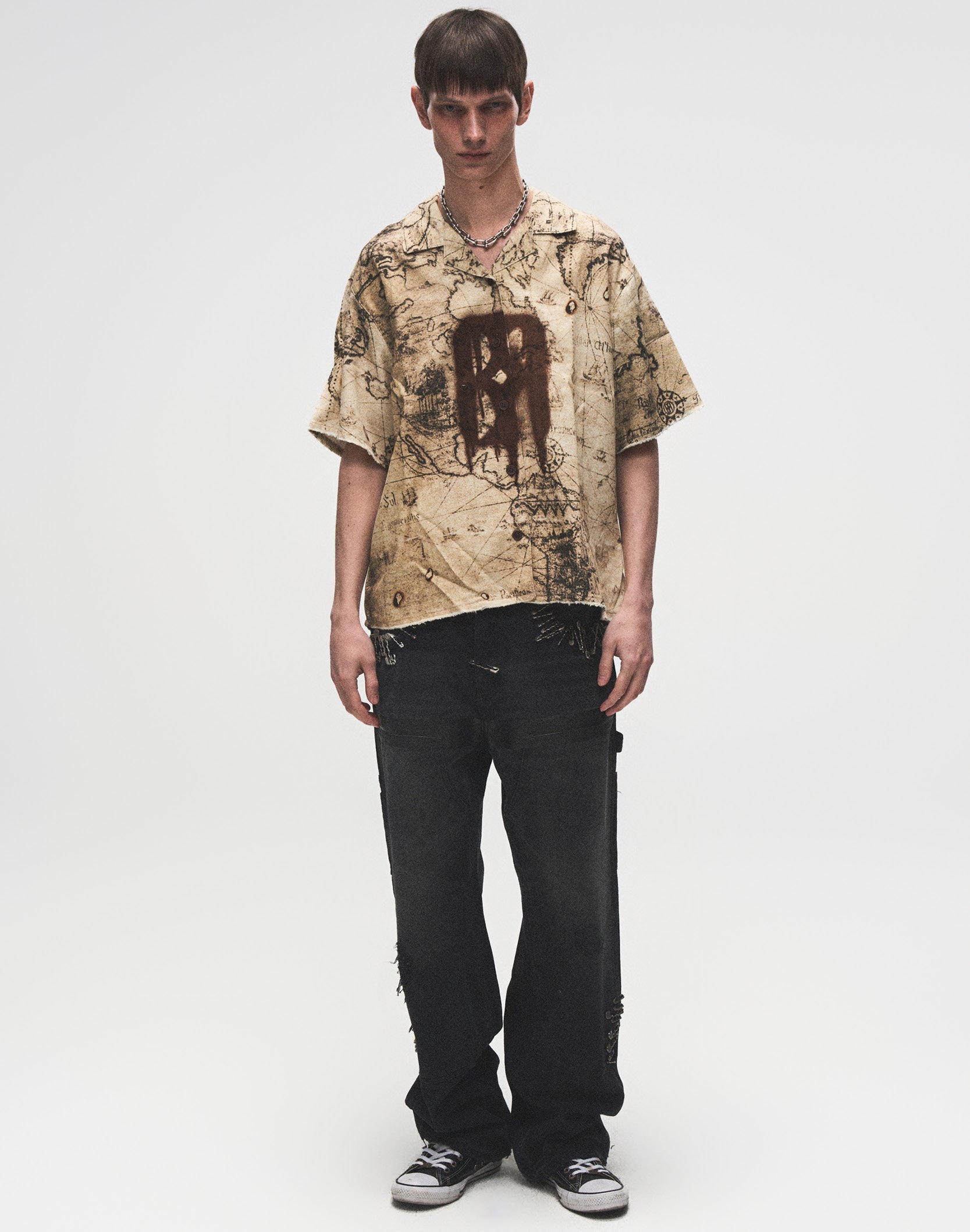 Full-print Map Shirt