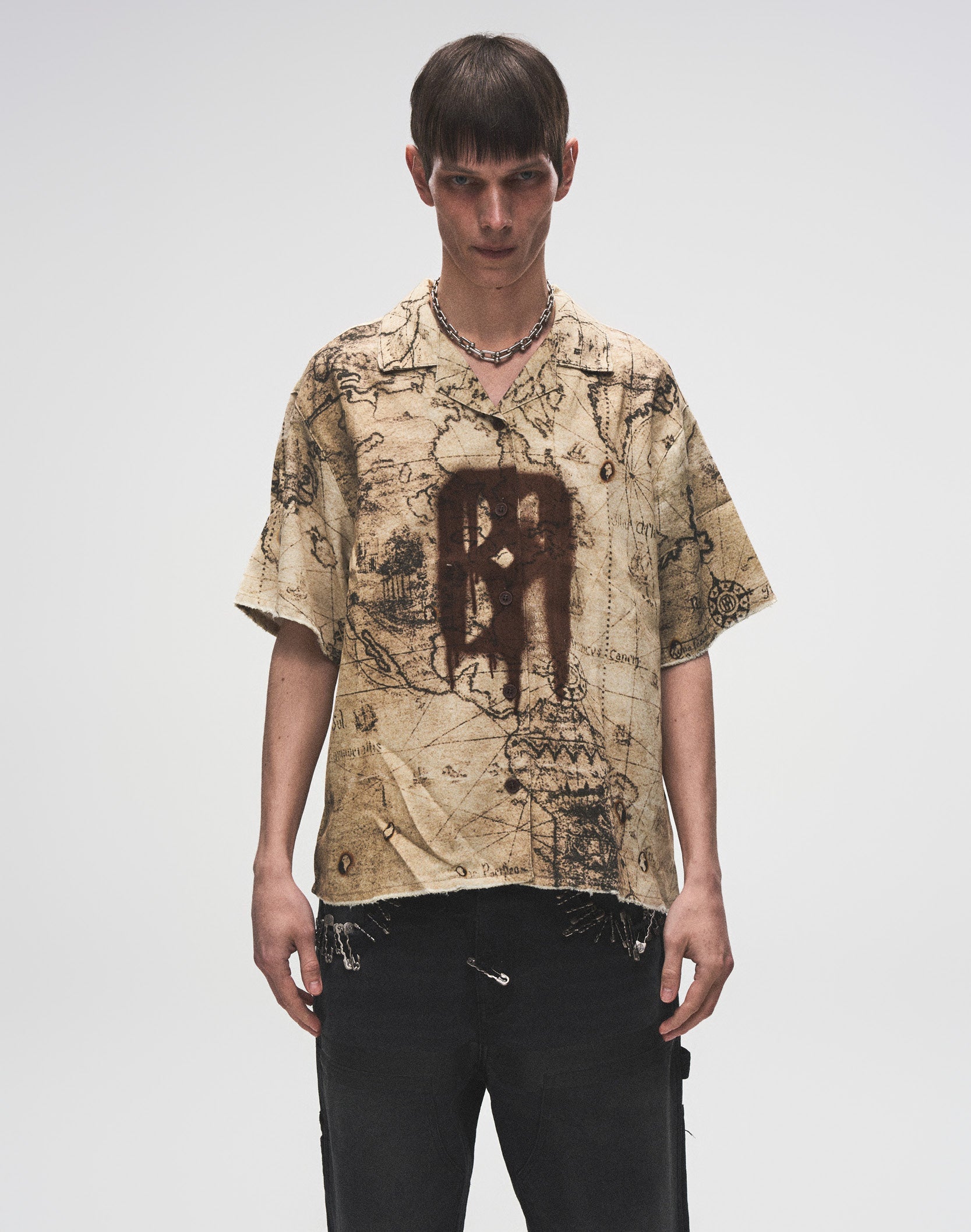 Full-print Map Shirt