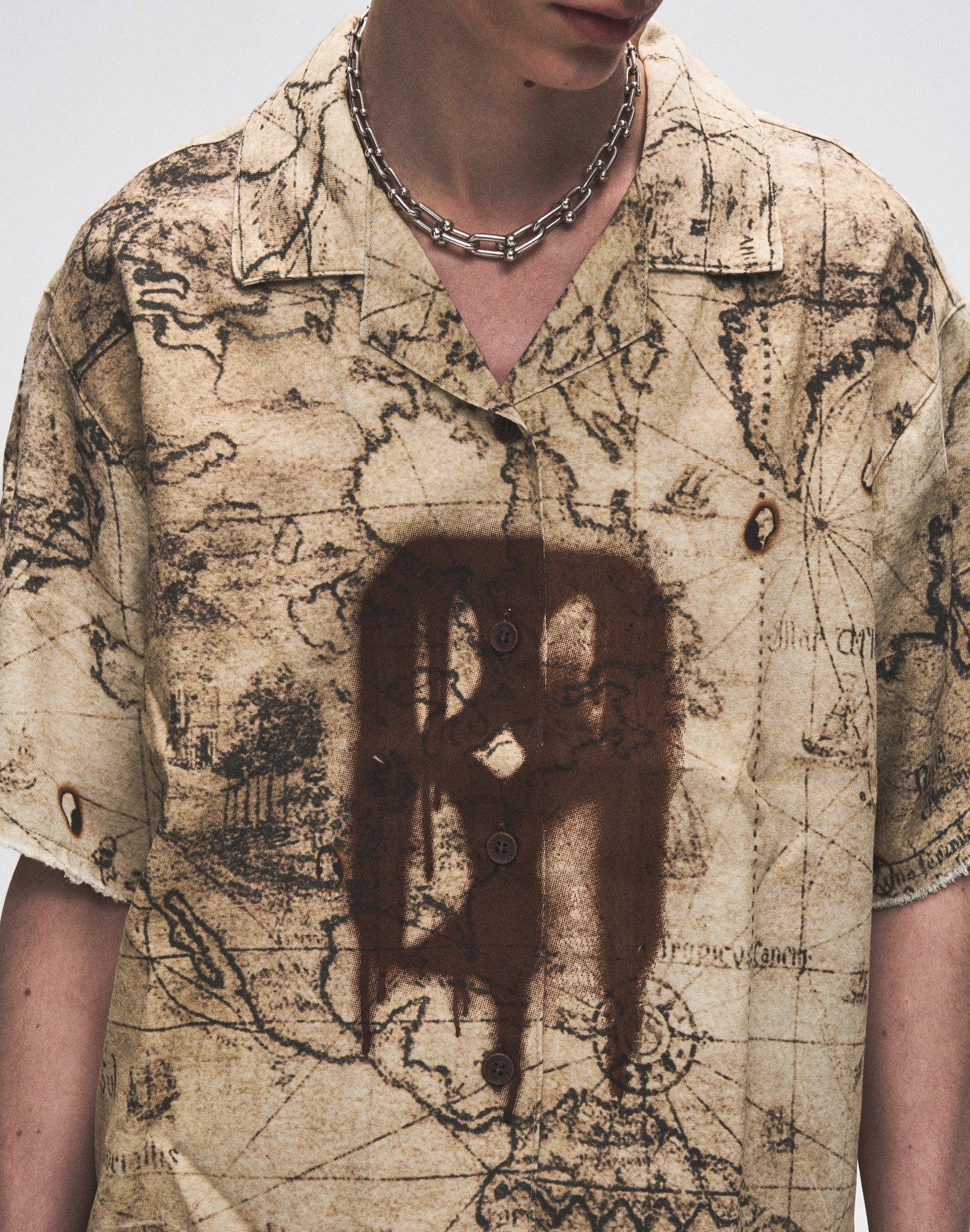 Full-print Map Shirt