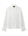 PEARL PLEATED SHIRT