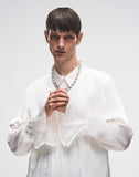 PEARL PLEATED SHIRT