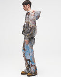 POZZOARTISTIC JACQUARD CARGO PANTS