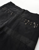 1920s Vintage Pin Washed Carpenter Pants