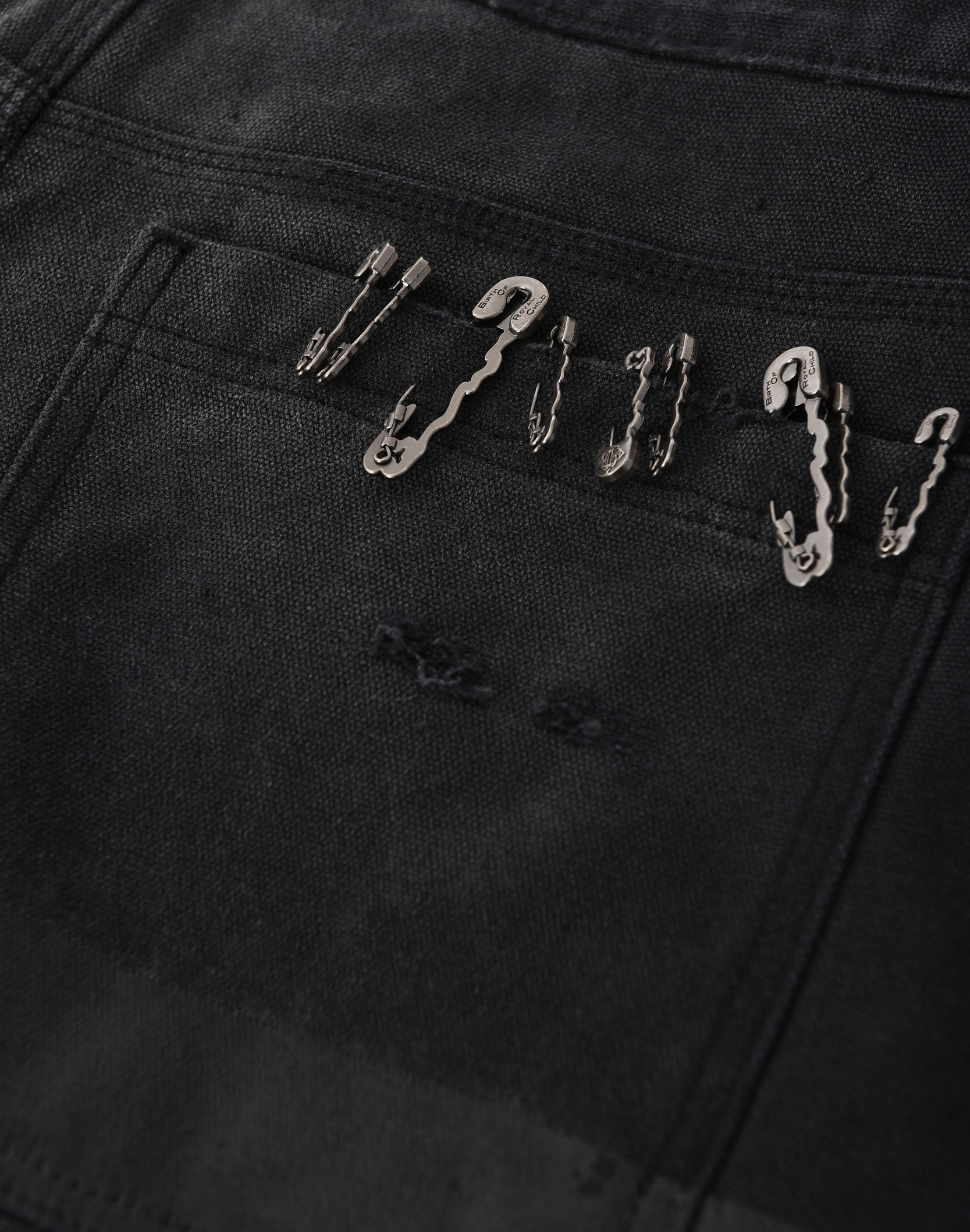 1920s Vintage Pin Washed Carpenter Pants