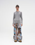 POZZOARTISTIC JACQUARD CARGO PANTS