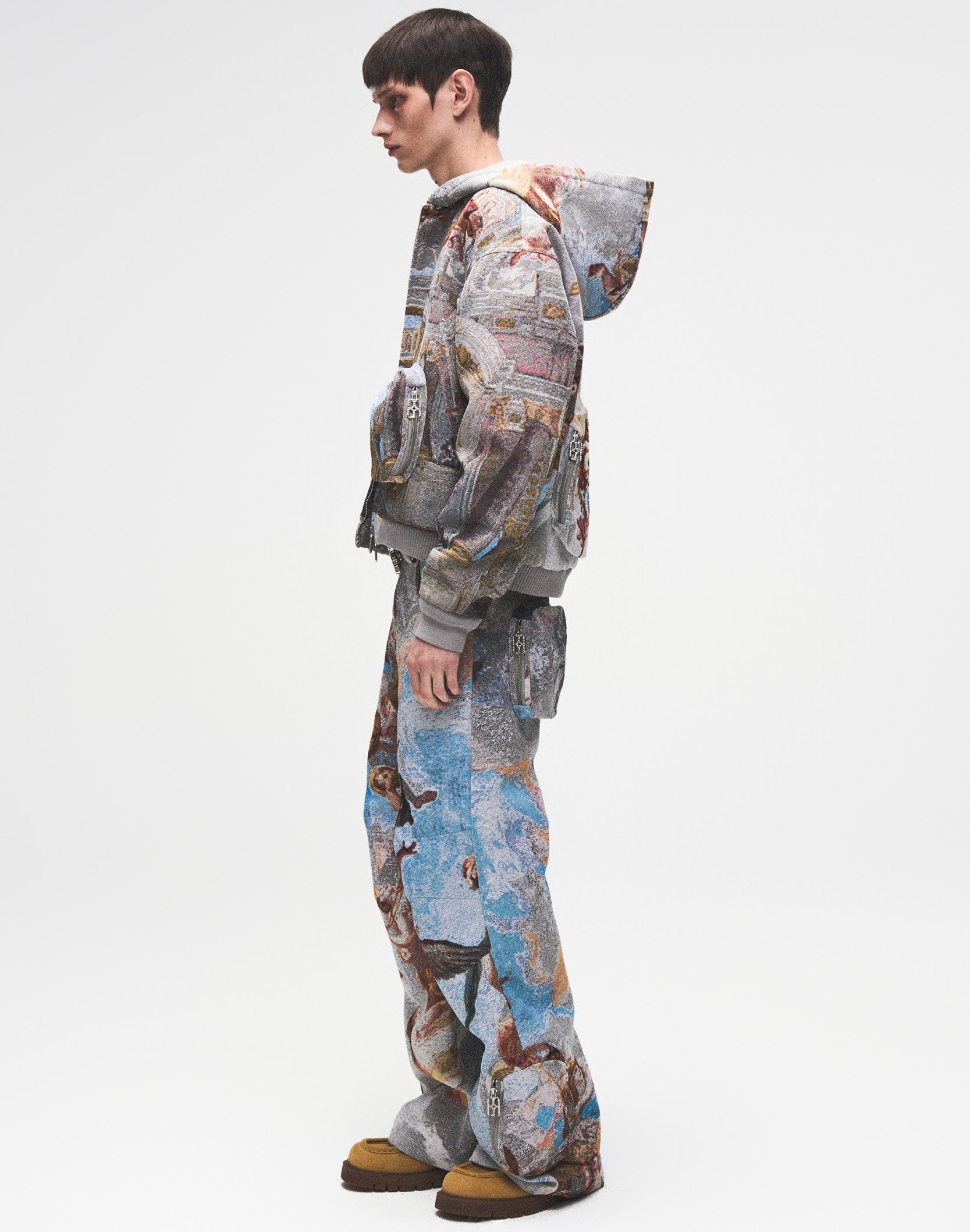 POZZOARTISTIC JACQUARD JACKET