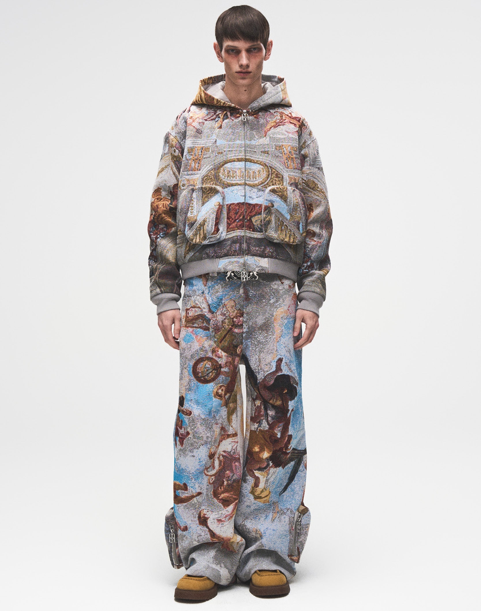 POZZOARTISTIC JACQUARD JACKET