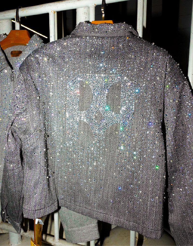 20K Diamond Zipper Jacket in BRN