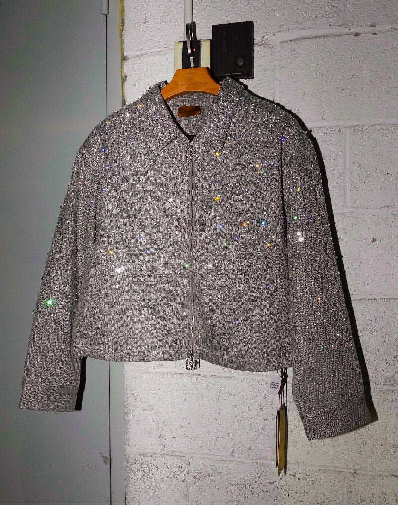 20K Diamond Zipper Jacket in BRN