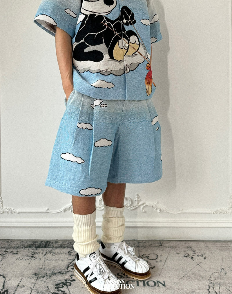 Felix the Cat Jacquard Shorts