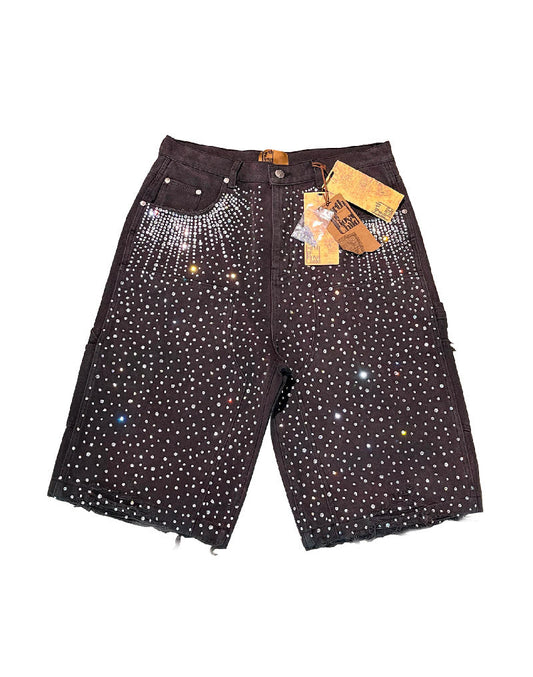 Redial 20k Diamond Shorts in Washed Black