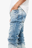 Briggs Stacked Flare Jean Lt Blue