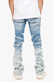 Briggs Stacked Flare Jean Lt Blue