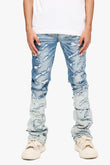 Briggs Stacked Flare Jean Lt Blue