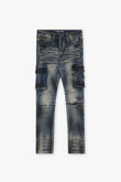 Broken Skinny Jean Dirty Blue