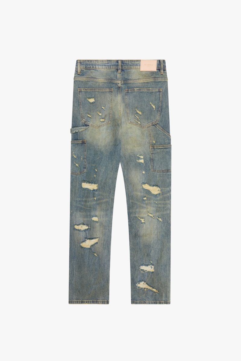 "CAESAR" STRAIGHT DARK VINTAGE WASH