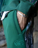 Real Camo Striped Baggy Pants - Hunter Green