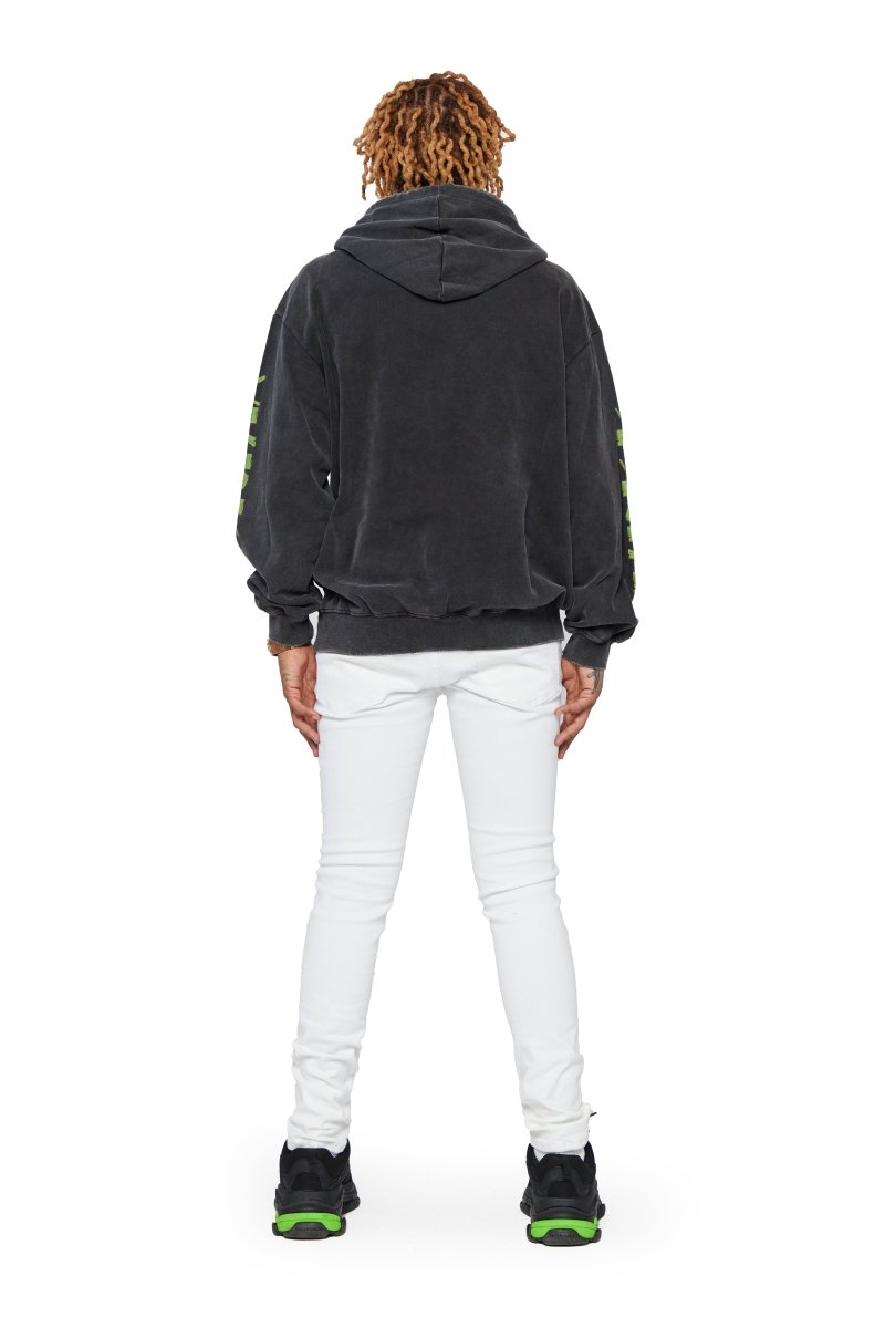 "CANDLE LITE" HOODIE VINTAGE BLACK