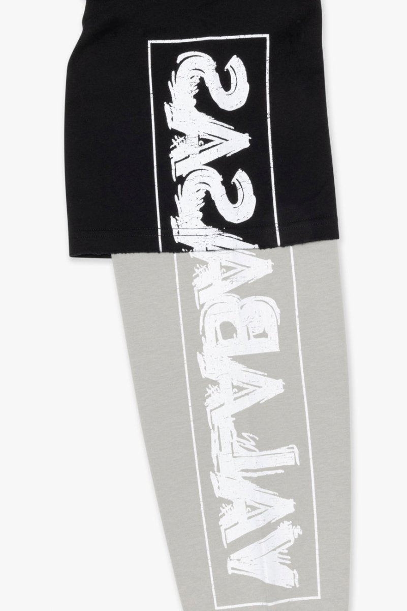 "CASCADA" Long sleeve BLACK