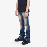 “CASPIAN" SUPER STACKED FLARE JEAN DIRTY VINTAGE