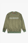 "CAVIERA" LONG SLEEVE TEE ARMY SUEDE GREEN