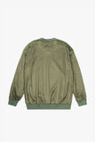 "CAVIERA" LONG SLEEVE TEE ARMY SUEDE GREEN