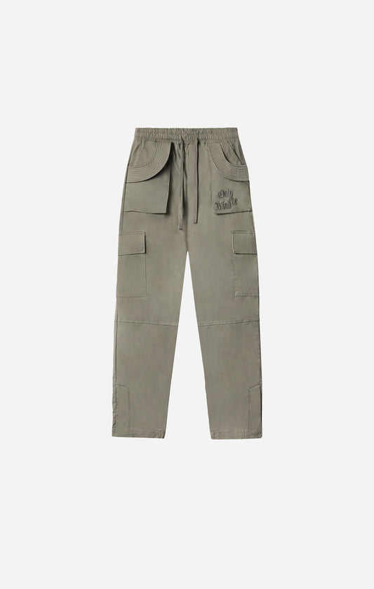 KHAKI TWILL CARGO PANT