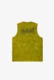 "CHARTREUSE" SUEDE VEST GREEN