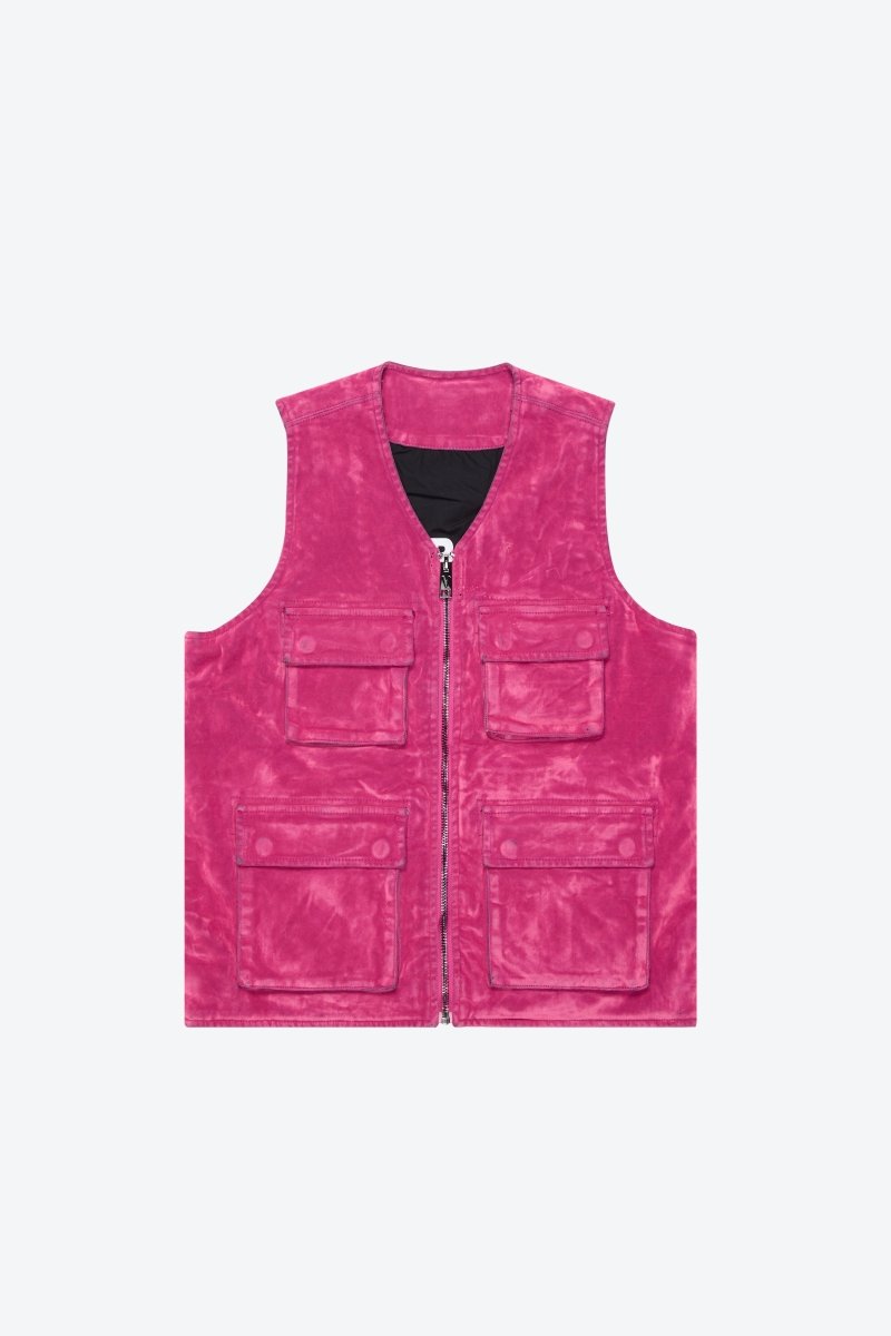 "CHARTREUSE" SUEDE VEST PINK