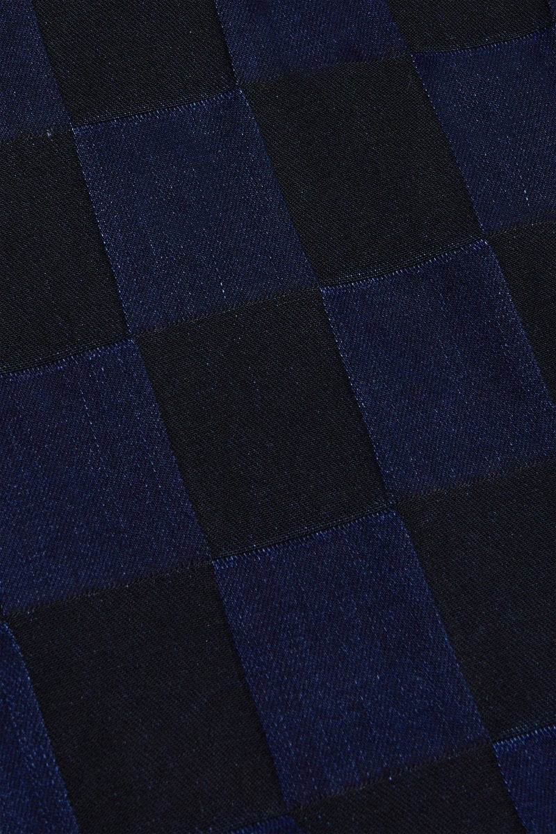 "CHESS" BAGGY DENIM JEAN BLACK