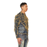 “CLAUDE” JACKET BLU SPORCO