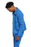 “CLAUDE” JACKET BLUE REALE