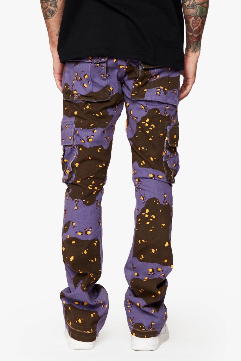 "COMMANDER " STACKED FLARE JEAN AUTUMN HAZE