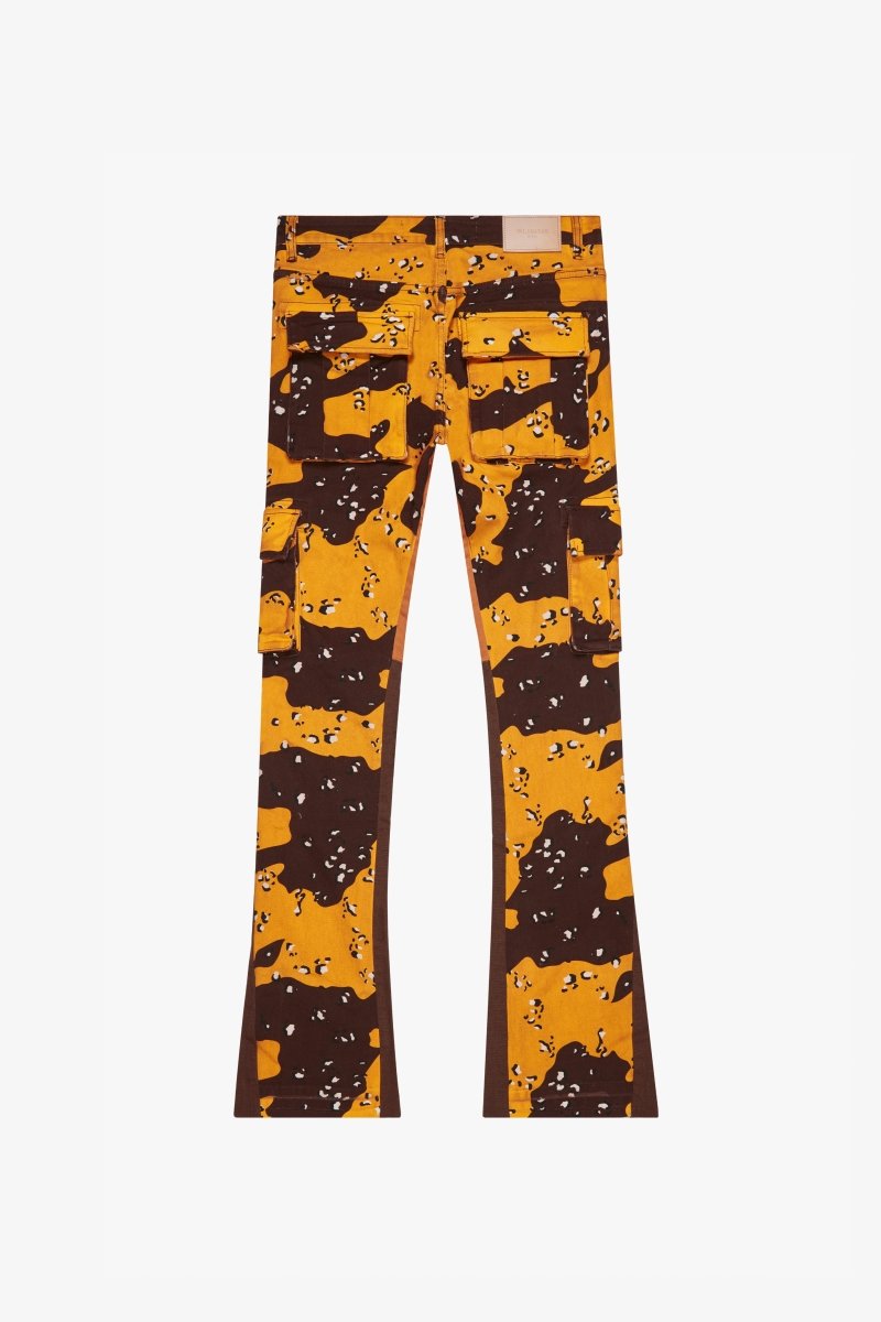 "COMMANDER " STACKED FLARE JEAN GOLDEN EARTH