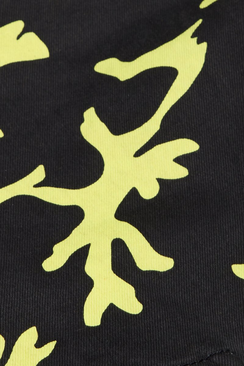 “COMMANDER " STACKED FLARE JEAN NEON SHADOW