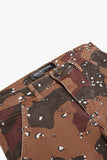 "COMMANDER" STACKED FLARE JEAN TAIGA CAMO