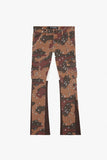 "COMMANDER" STACKED FLARE JEAN TAIGA CAMO