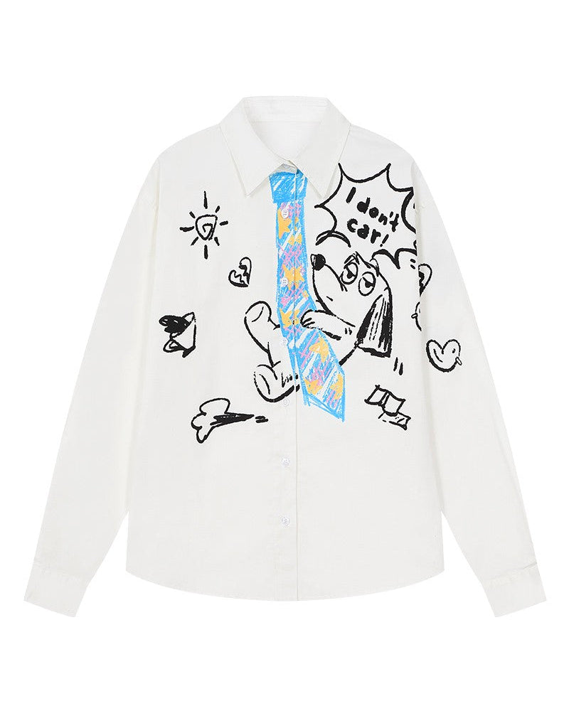 Graffiti Dog Tie Shirt