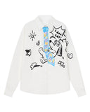 Graffiti Dog Tie Shirt