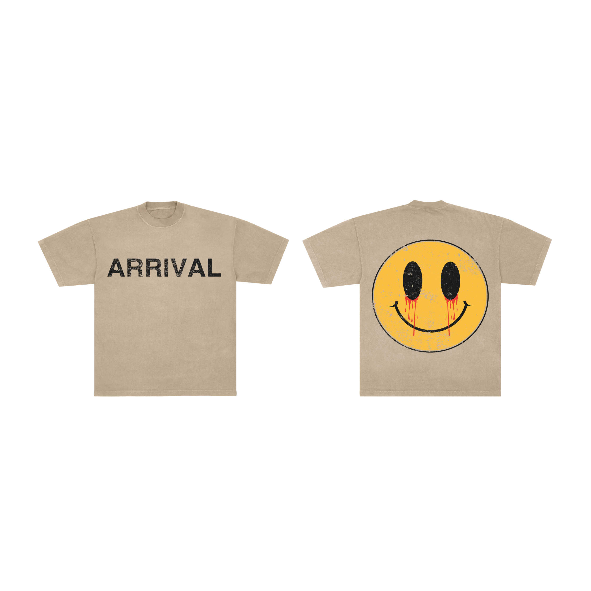 SMILEY TEE (BEIGE)