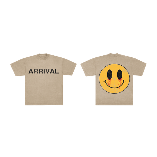 SMILEY TEE (BEIGE)