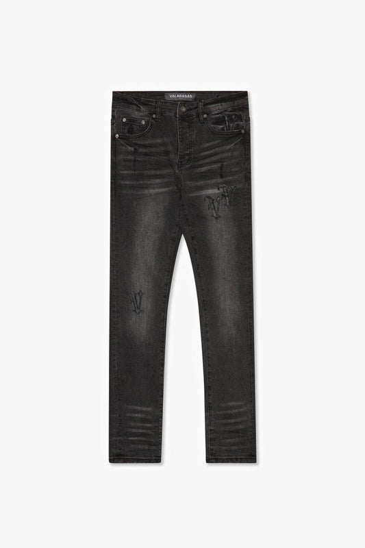 "DAYLIGHT " SKINNY JEAN BLACK WASH
